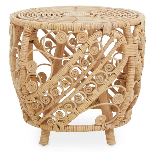 Mataram Natural Rattan Stool/Table